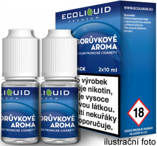 Liquid Ecoliquid Premium 2Pack Blueberry 2x10ml - 3mg (Borůvka)