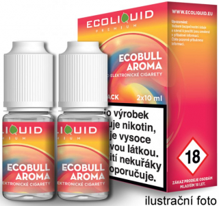 Liquid Ecoliquid Premium 2Pack Ecobull 2x10ml - 18mg (Energetický nápoj)