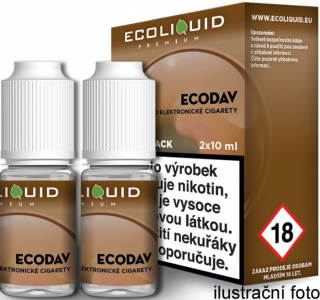 Liquid Ecoliquid Premium 2Pack ECODAV 2x10ml - 18mg