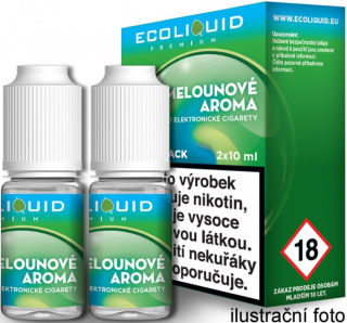 Liquid Ecoliquid Premium 2Pack ICE Melon 2x10ml - 3mg (Svěží meloun)