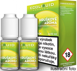 Liquid Ecoliquid Premium 2Pack Pear 2x10ml - 3mg (Hruška)