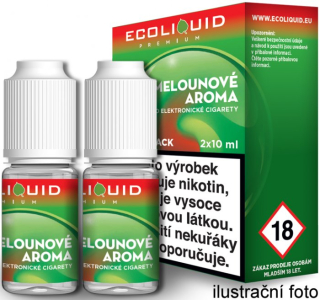 Liquid Ecoliquid Premium 2Pack Watermelon 2x10ml - 3mg (Vodní meloun)