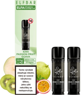 Cartridge Elf Bar ELFA Pods 2Pack Kiwi Passion Fruit Guava 20mg