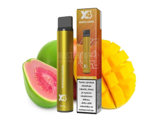 Jednorázová cigareta X4 Bar 20mg Mango Guava