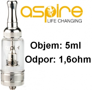 Clearomizer Nautilus BVC aSpire 5ml clear