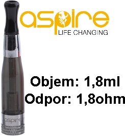 Clearomizer CE5 aSpire BVC 1,8ohm 1,8ml Black