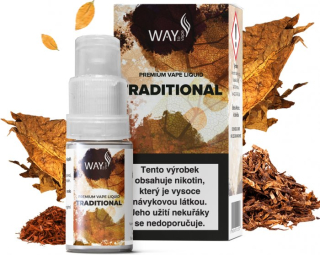 Liquid WAY to Vape Traditional 10ml-12mg