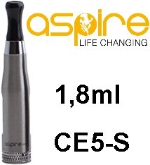 Clearomizer aSpire CE5-S BDC 1,8ohm 1,8ml Silver