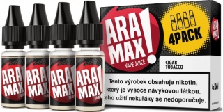 Liquid ARAMAX 4Pack Cigar Tobacco 4x10ml-6mg