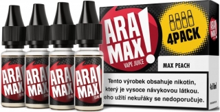 Liquid ARAMAX 4Pack Max Peach 4x10ml-6mg