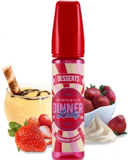 Příchuť Dinner Lady Fruits 20ml Strawberry Custard